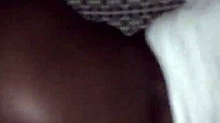 wet chocolate pussy rides throbbing chocolate cock