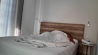 Hey sharing a hotel room with this curvy european milf feels so damn risky now