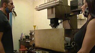 visiting the mechanic turns into unexpected teasing pleasure session