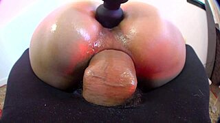 Naughty slut rides daddy cowgirl ass bouncing wild