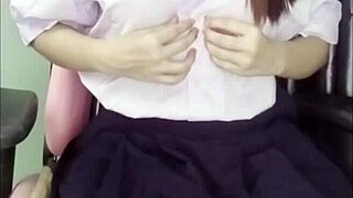 i spread my big soft tits pussy wide live, riding dildo till i squirt hard in vip show