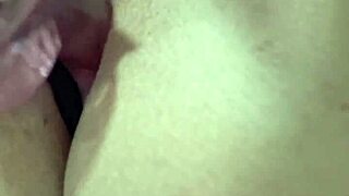 horny latina comes home from work craving fuck but masturbates solo with dildo in bedroom