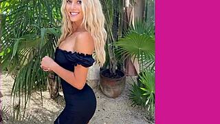 lindsey brewer's teasing jerk-off challenge