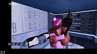 ROBLOX Futa Leader Pounds with Intense Futanari Fury