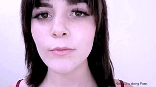 brunette amateur model fucked during pov casting interview