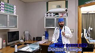 dr tampa's relaxation gyno exam fingers selena sativa closeup