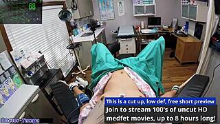 dr tampa's relaxation gyno exam fingers selena sativa closeup