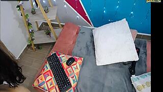 camgirl mia lopez gets super horny on her latest webcam show