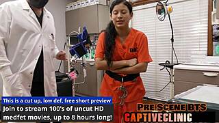 mya trades steamy nurse roleplay for cash in backstage fingering fun