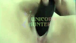 Brazilian Latina Cute Black Dildo Solo Pussy Orgasm