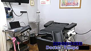 dr tampa's relaxation gyno exam fingers selena sativa closeup