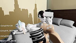 first foursome friends bent over blowjobs and rides