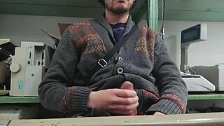 home alone? nah boss sneaks in for skinny fuck