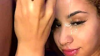 rich da piper rams his thick cock down her throat for brutal face fucking and latina blowjob