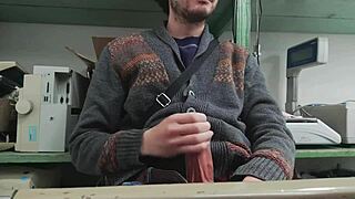 home alone? nah boss sneaks in for skinny fuck