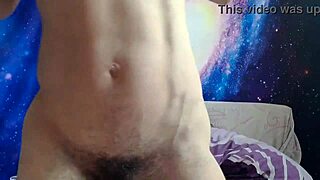hairy babe with big clit and natural tits gets her pussy pumped hard