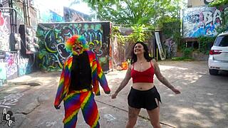 hey josie, wanna cheat with gibby the clown's big black cock?