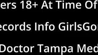 tampa uni physical has nurse destiny fingering patient's ass in heels and latex