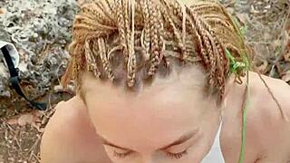 Petite Hiker Yearns for Wild Thrills on Forest Trails