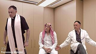 italian redhead's wild casting with huge cock rimjob bliss