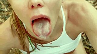 Petite Hiker Yearns for Wild Thrills on Forest Trails