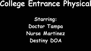 tampa uni physical has nurse destiny fingering patient's ass in heels and latex