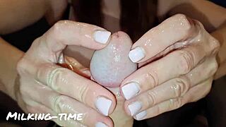 i milk my huge mushroom head cock while dirty talking as british mistress