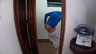 Smothered by ass and spanked hard by muscular guy