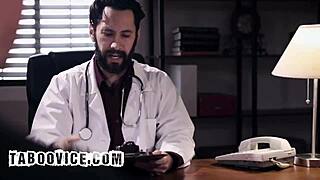 Cuckold hubby eyes wife pussy overflowing with thick creampie load