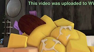 noob shemale slut in bikini begs for femboy pounding