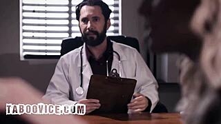 Cuckold hubby eyes wife pussy overflowing with thick creampie load