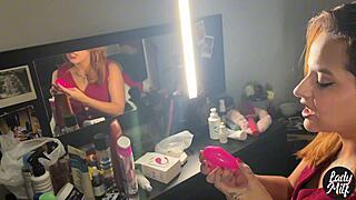 hey check her out panty-free on the street orgasming publicly then wet sex