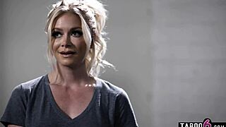 Landlady Serena Siren Teases Tenant Jewelz Blu's Panties Seductively