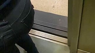 hidden spanish wife's huge ass candid tease