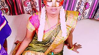 full desi bhabi cheats on hubby with swamiji's dirty telugu talk fuck fest 😈💦