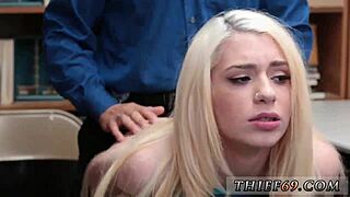 petite blonde teen's ass wrecked by black cop in hd amateur action