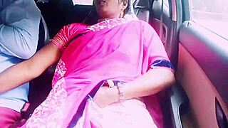 gorgeous indian housewife sneaks steamy car sex with boyfriend dirty talk