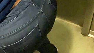 hidden spanish wife's huge ass candid tease