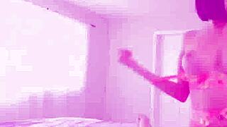 i sneak in bed rubbin her masked boobs feels amazin so soft n bouncy