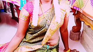 full desi bhabi cheats on hubby with swamiji's dirty telugu talk fuck fest 😈💦