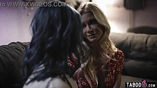 Landlady Serena Siren Teases Tenant Jewelz Blu's Panties Seductively