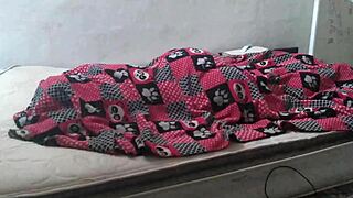 suggestive nude wife poses for creamy anal massage shoot