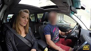 hunt4k young blonde teen couple cash pickup blowjob fingering outdoor