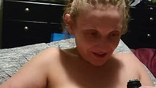 freaky foreplay builds to huge orgasm riding diamond casper toys