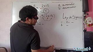 asian teacher solves creampie equation in class