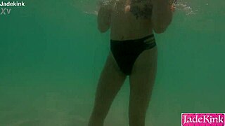 isabela flashes tits at lookout then blows and fucks pov