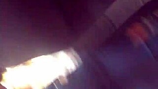 Voyeur Captures Ebony Ass Folding in Hidden Shop Candid Glory