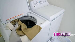 Sharing bed with petite teen ignites rough POV pounding