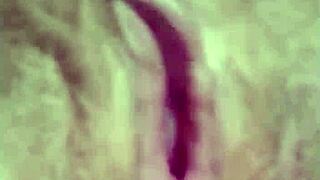 horny aussie wife masturbates wildly at home