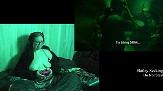 naked night springs playthrough part 2 with busty bbw brunette